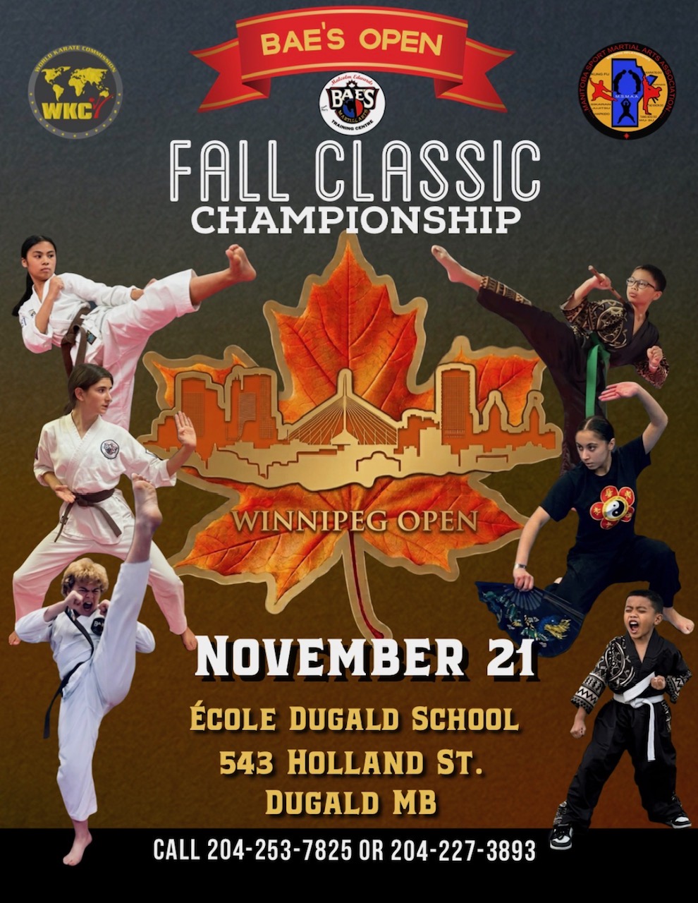 baes martial arts tournaments